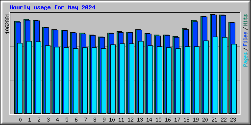 Hourly usage for May 2024